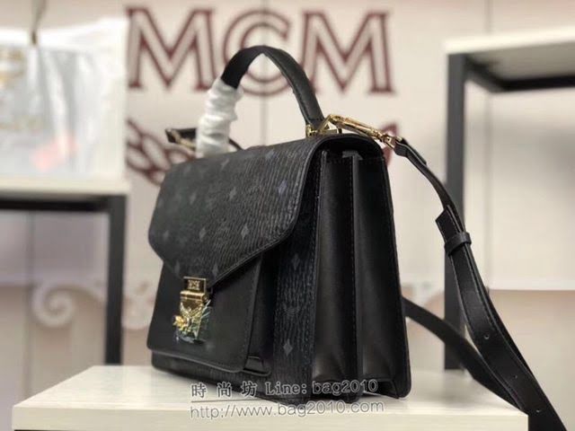 MCM女包 原單 6236 MCM新品 Patricia風琴式郵差包 MCM手提包 女手拎包 MCM單肩斜挎包  mdmc1303